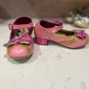 Disney Pink Glitter Mary Jane Shoes with Bow
